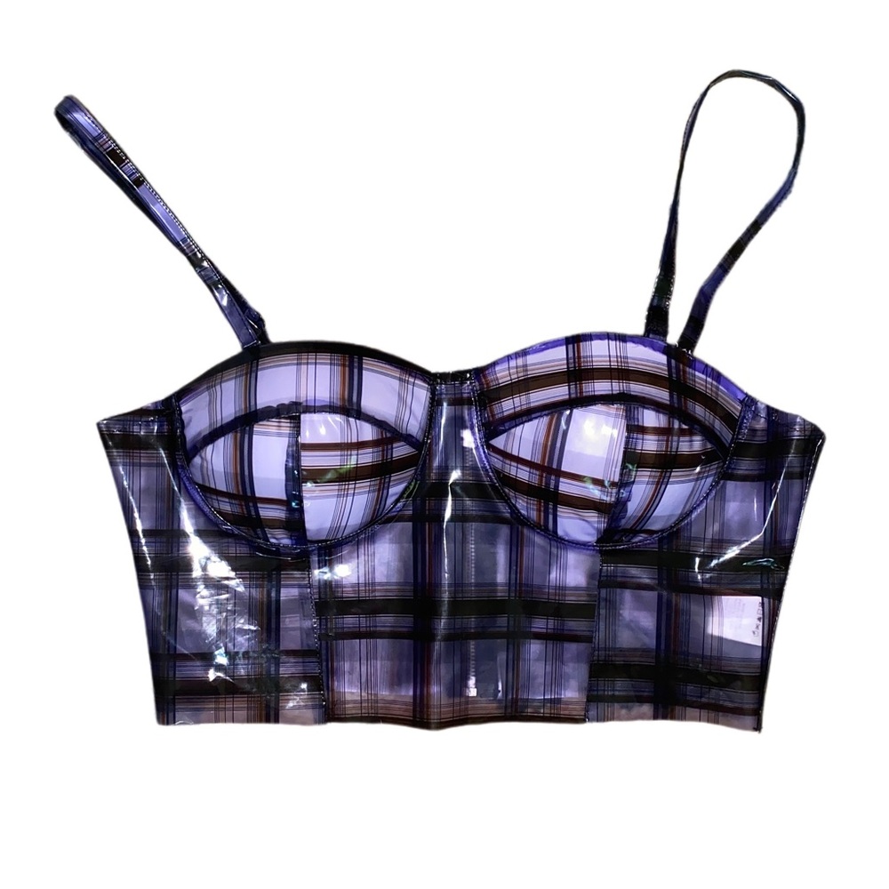 Latex Print Crop Top